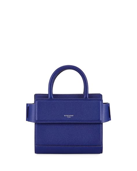 Givenchy Horizon Nano Grained Leather Satchel Bag 